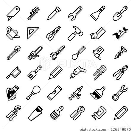 Tools Icon Tool Icons Set 126349970