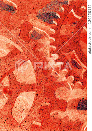 Abstract golden shiny clockwork background Abstract golden shiny clockwork background 126350153