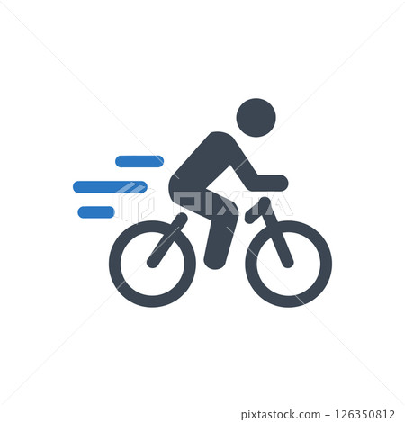 Bicycle Speed Motion icon 126350812