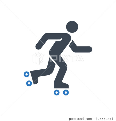 Skating Forward Icon 126350851