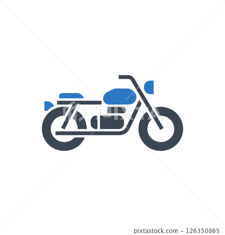 Classic Cruiser Bike Icon 126350865