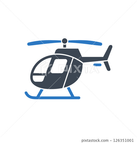 Helicopter vehicle air icon 126351001