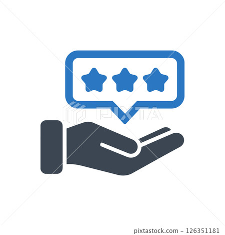Customer Star Feedback Icon 126351181