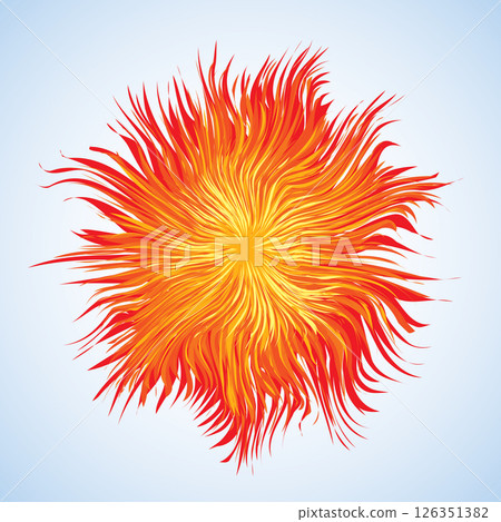 Abstract background. Explosion. Vector drawing Abstract background. Explosion. Vector drawing 126351382