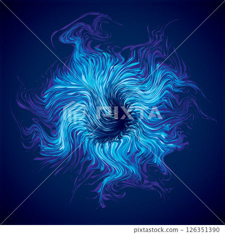 Abstract background. Explosion. Vector drawing 126351390