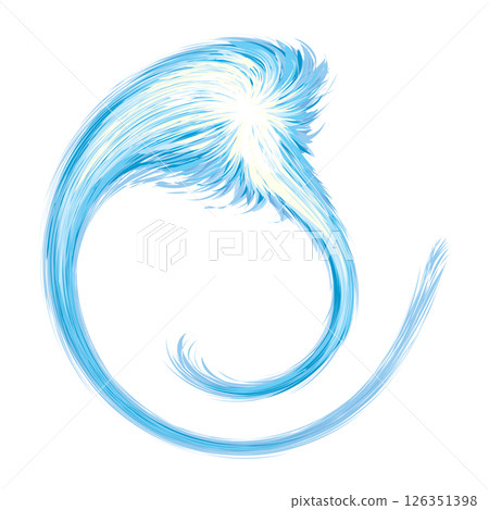 Abstract background. Explosion. Vector drawing 126351398