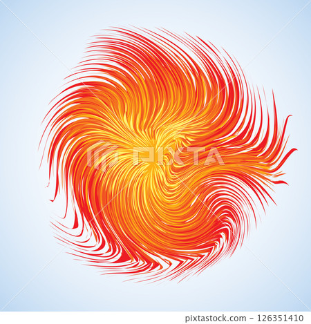 Abstract background. Explosion. Vector drawing Abstract background. Explosion. Vector drawing 126351410