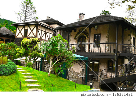 Beautiful garden view Beautiful garden view 126351481