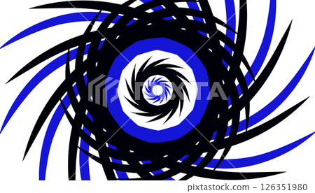 Illustration of an abstract background in blue shades Illustration of an abstract background in blue shades 126351980