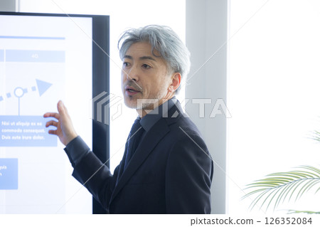 Middle business person 126352084