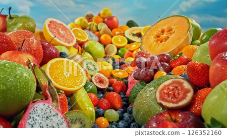 Assortment of Various Kind of Fresh Fruits. Assortment of Various Kind of Fresh Fruits. 126352160