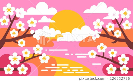 Best selling background images Japan 126352756