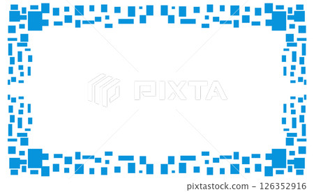 Abstract background with blue plaid frame Abstract background with blue plaid frame 126352916