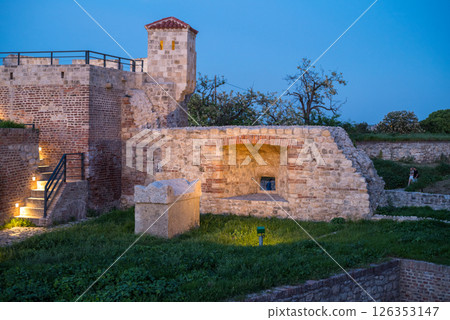 Remains of Historic Belgrade Fortress in Kalemegdan park in Belgrade, capital of Serbia Remains of Historic Belgrade Fortress in Kalemegdan park in Belgrade, capital of Serbia 126353147