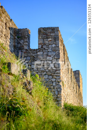 Remains of Historic Belgrade Fortress in Kalemegdan park in Belgrade, Serbia Remains of Historic Belgrade Fortress in Kalemegdan park in Belgrade, Serbia 126353154