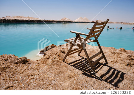 Siwa salt lake Siwa salt lake 126353228