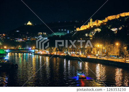 Lights of Tbilisi at night Lights of Tbilisi at night 126353230