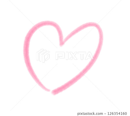 心（粉紅色） 126354160