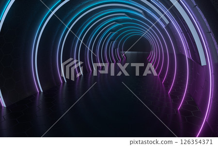 dark, fluorescent, glow 126354371
