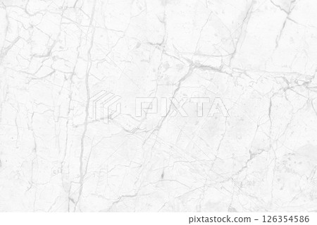 Old White Crack Marble Wall for Background. 126354586