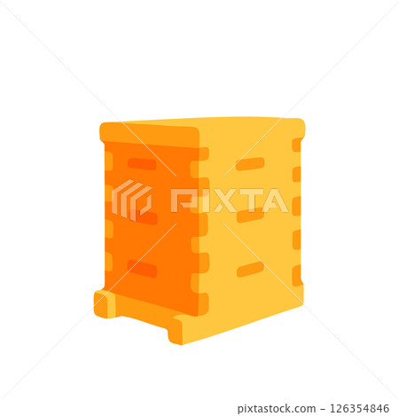 Illustration of Wooden Beehive Box Illustration Illustration of Wooden Beehive Box Illustration 126354846