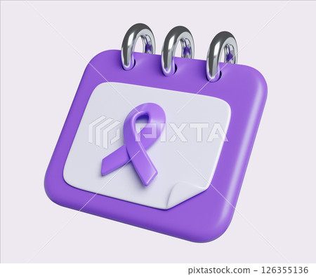 3d calendar global cancer awareness . World Cancer Day concept, February 4. Raise awareness, prevention, detection, treatment. Icon design 3d illustration 3d calendar global cancer awareness . World Cancer Day concept, February 4. Raise awareness, prevention, detection, treatment. Icon design 3d illustration 126355136