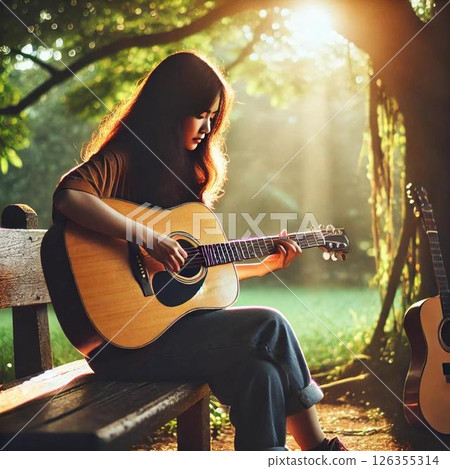 彈吉他的女人 彈吉他的女人 126355314