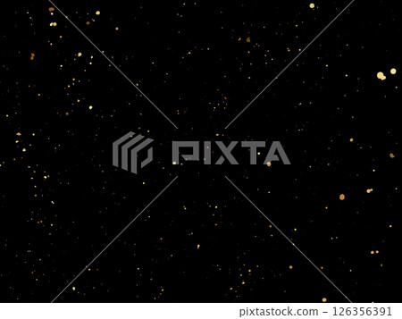 Elegant gold splatter texture on a black background. Abstract vector ink drops and glittery specks create a luxurious and festive design. Perfect for invitations, packaging, posters, branding Elegant gold splatter texture on a black background. Abstract vector ink drops and glittery specks create a luxurious and festive design. Perfect for invitations, packaging, posters, branding 126356391