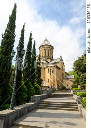 Sioni Cathedral of the Dormition Georgian Orthodox cathedral in historic Old Town of Tbilisi, the capital of Georgia Sioni Cathedral of the Dormition Georgian Orthodox cathedral in historic Old Town of Tbilisi, the capital of Georgia 126356488