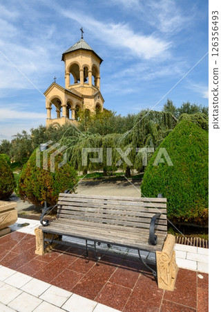 Holy Trinity Cathedral of Tbilisi (Sameba), main cathedral of the Georgian Orthodox Church in Tbilisi, capital of Georgia 126356493