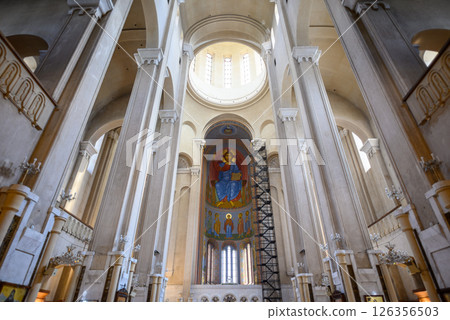 Holy Trinity Cathedral of Tbilisi (Sameba), main cathedral of the Georgian Orthodox Church in Tbilisi, capital of Georgia 126356503