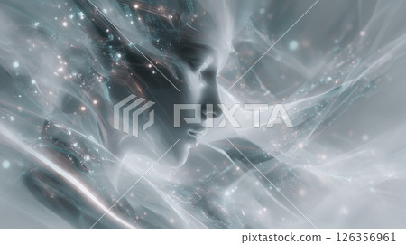 background on the theme of metaverse and artificial intelligence 126356961