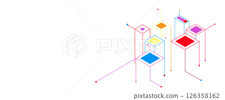 Abstract high technology and science background 126358162