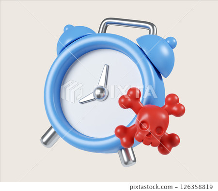 Narcotics awareness illustration with alarming elements. 3D render illustration Narcotics awareness illustration with alarming elements. 3D render illustration 126358819