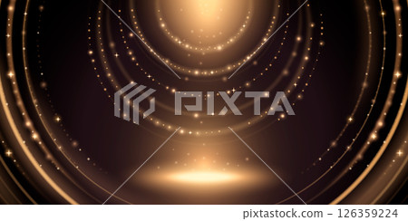 Golden glitter sparkles lines for award ceremony Golden glitter sparkles lines for award ceremony 126359224