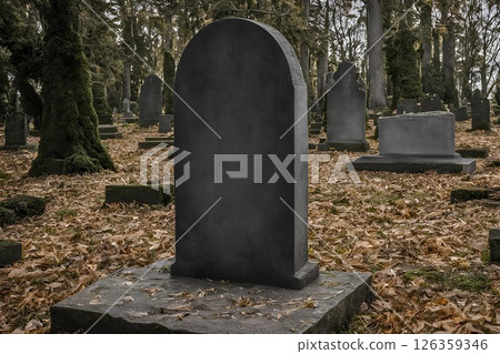 An unnamed gravestone in the foreign cemetery 126359346