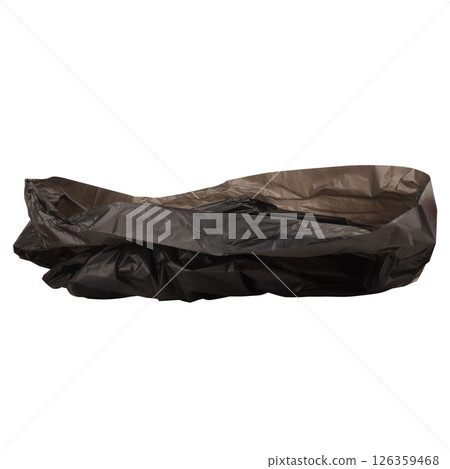 Garbage bag isolated on white background ball Garbage bag isolated on white background ball 126359468