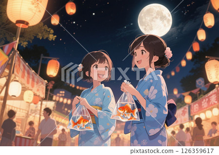 Summer Festival AI Generation 126359617