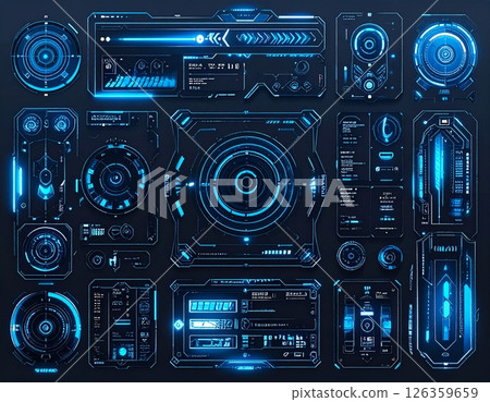 Cyber digital image background 126359659