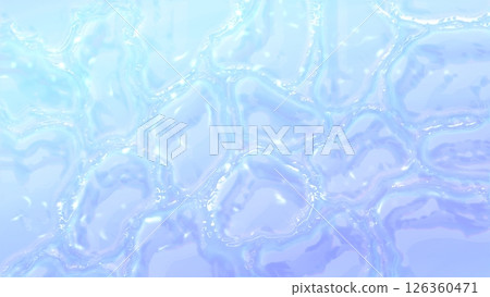 Image material of a transparent blue water surface 126360471