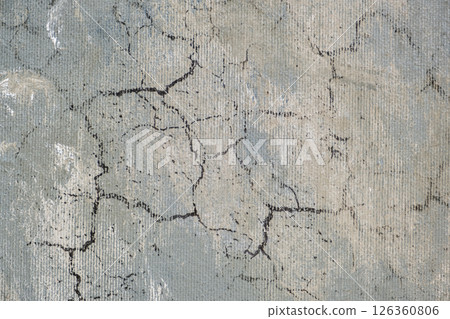 Weathered old grey cracked background with rough surface. 126360806