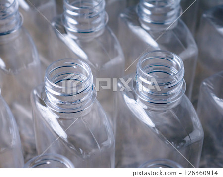 Plastic Bottle Packaging for Beverage Manufacturing. Plastic Bottle Packaging for Beverage Manufacturing. 126360914