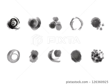 Ink set icon Ink set icon 126360925