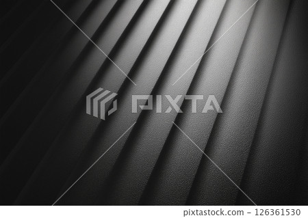 Black Line Texture with Realistic Light and Shadow for Abstract and Modern Design 126361530