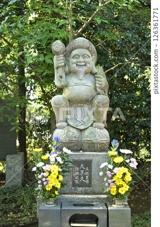 大田區散步：淨土宗聚樂寺、上州太田七福神、大黑天石像、大田市金山町 126361771