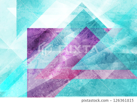 Blue and violet grunge geometric tech abstract background 126361815