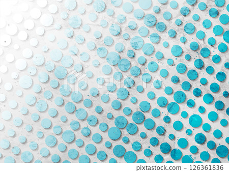 Blue and white minimal mosaic circles abstract geometric grunge background Blue and white minimal mosaic circles abstract geometric grunge background 126361836