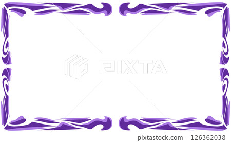 Purple abstract framed background illustration. Perfect for wallpaper frames, book covers, invitations, greeting cards, websites Purple abstract framed background illustration. Perfect for wallpaper frames, book covers, invitations, greeting cards, websites 126362038