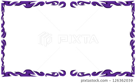 Purple abstract framed background illustration. Perfect for wallpaper frames, book covers, invitations, greeting cards, websites Purple abstract framed background illustration. Perfect for wallpaper frames, book covers, invitations, greeting cards, websites 126362039