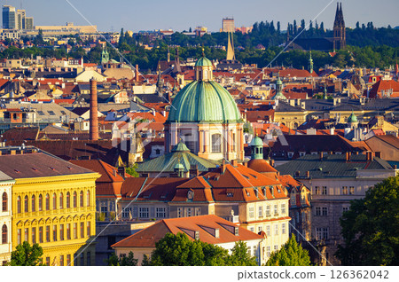St. Francis of Assisi Church Dome in Prague, Czech Republic 126362042